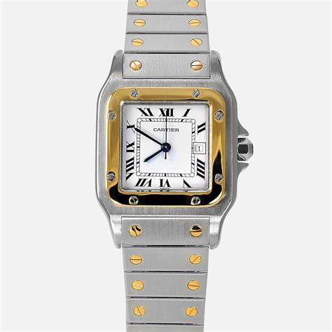 cartier santos galbee automatic